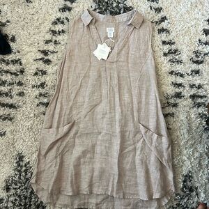 100% linen dress